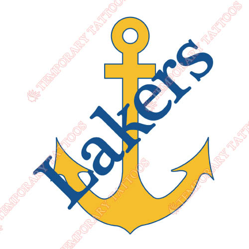 Lake Superior State Lakers Customize Temporary Tattoos Stickers NO.4771